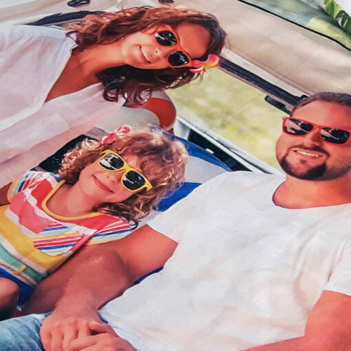 kołdra ze zdjęciem dziecka